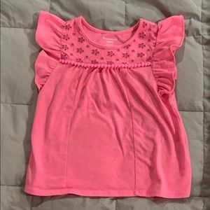 Excellent condition. Hot Pink Flowy Top sz 4t